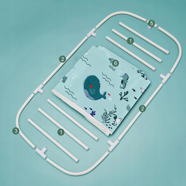 Сгъваема преносима вана XXL с възглавница и топлоизолация – Комфорт и удобство в малката баня 3