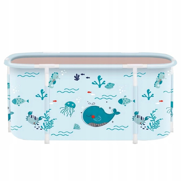 Сгъваема преносима вана XXL с възглавница и топлоизолация – Комфорт и удобство в малката баня 7