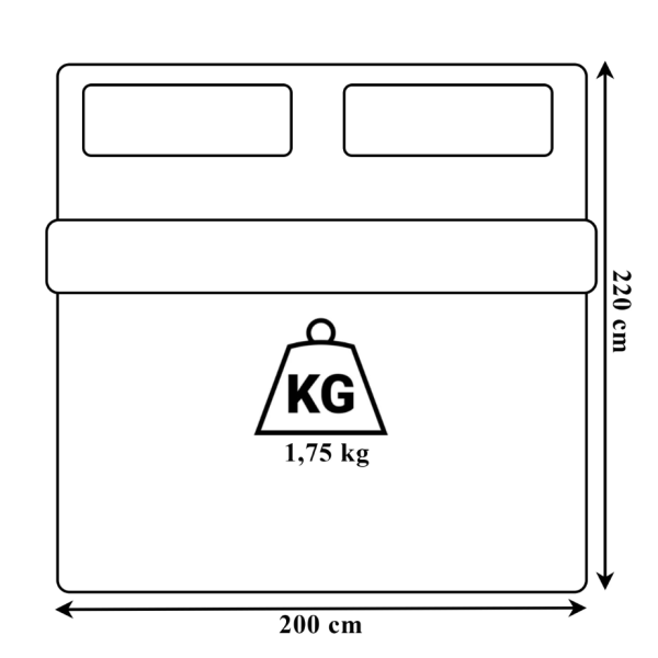 Целогодишен олекотен юрган 200x220 см – Топлина и комфорт за зимата