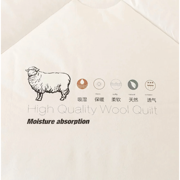 Зимен юрган с овча вълна 160x200 см – Топлина и комфорт за студените нощи 4