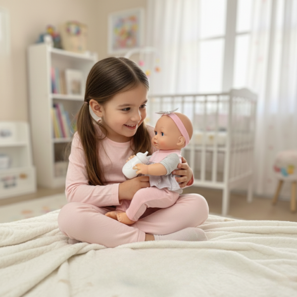 Бебе кукла Baby Doll с 10 звука и аксесоари - идеалният подарък 4