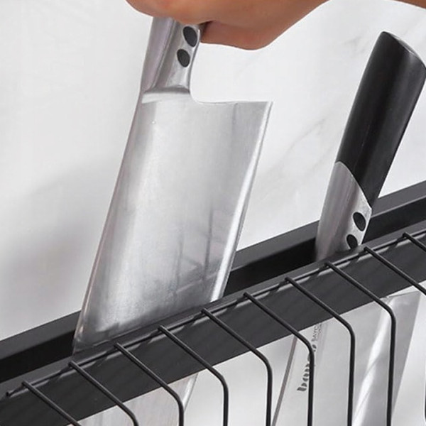 Двуетажен сушилник за съдове с поставка за дъска за рязане 8