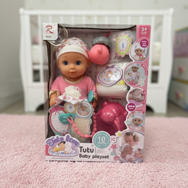 Кукла-бебе Tutu Love с гърне и забавни звуци 6
