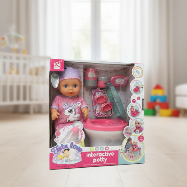 Пишкащо бебе с пееща тоалетна Tutu Love – Забава и урок за малките 5