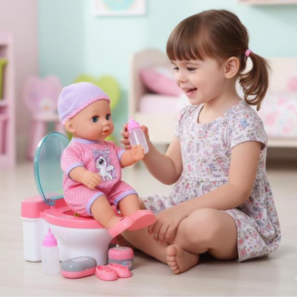 Пишкащо бебе с пееща тоалетна Tutu Love – Забава и урок за малките 1