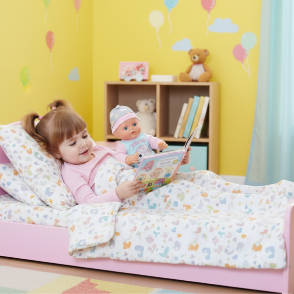 Кукла Baby Doll с аксесоари за хранене – Забавление и грижа за малката мама 2