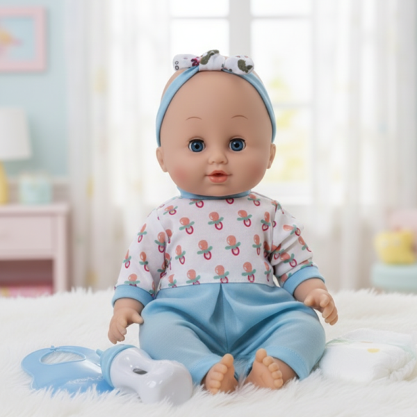 Пишкаща кукла с музикални ефекти и аксесоари – Перфектният Коледен подарък за малката принцеса