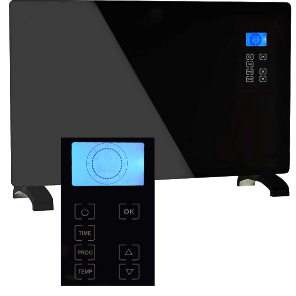 Електрически конвектор Heltes 2000W – Стилен и ефективен отоплителен уред с LCD дисплей и седмично програмиране 6