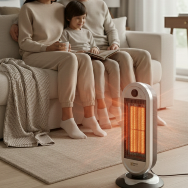 Plein Air Carbon Tower (CAN-900) – Инфрачервен нагревател с автоматично завъртане и защита против преобръщане