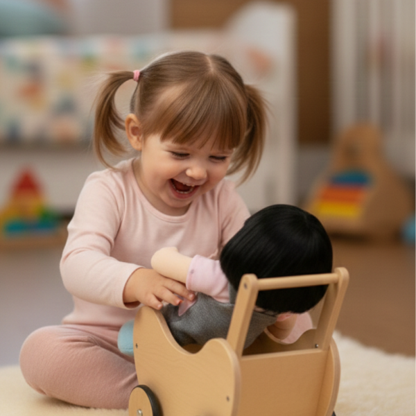 Cufan Baby Doll – Мека кукла с текстилно тяло – Перфектен подарък за малки принцеси