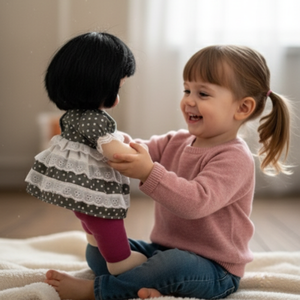 Cufan Baby Doll – Мека кукла с текстилно тяло – Перфектен подарък за малки принцеси 6