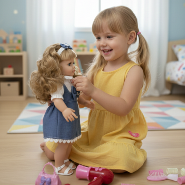 Cufan Baby Kid – Ароматна кукла с аксесоари за прическа и стил – Перфектен коледен подарък