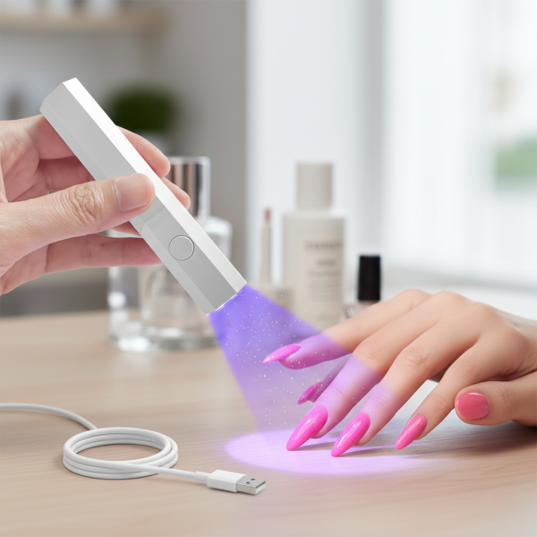 Преносима мини UV лампа за маникюр с Type-C зареждане и два режима на таймера 2