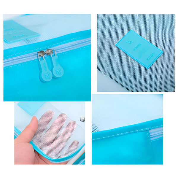 Комплект органайзер за багаж с 6 чанти за подреден и лесен транспорт 3