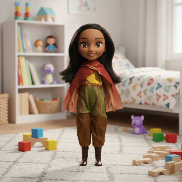 Кукла Рая със шапка и музика – Коледен подарък, който носи радост и магия