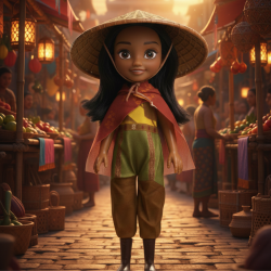 Кукла Рая със шапка и музика – Коледен подарък, който носи радост и магия