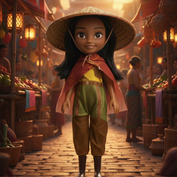 Кукла Рая със шапка и музика – Коледен подарък, който носи радост и магия 1