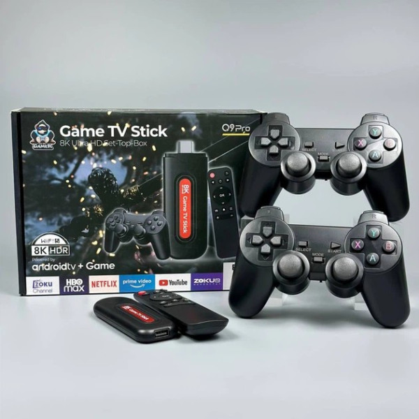 Q9Pro Game TV Stick – Вашият Портал към 49,000+ Игри и 4K Ultra HD Забавление