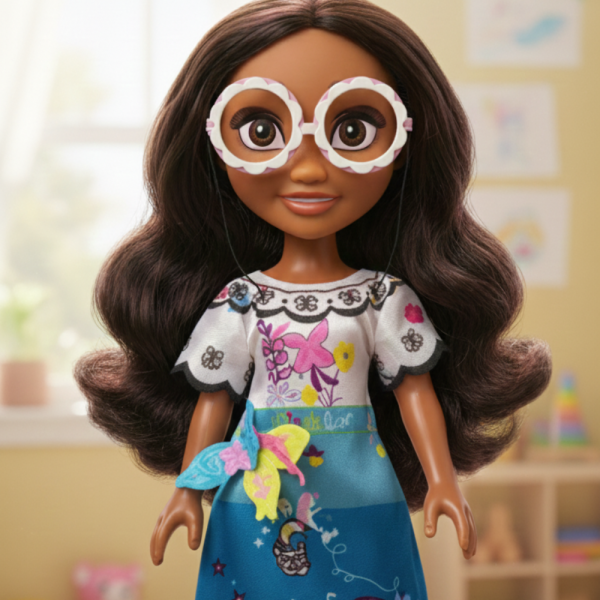Кукла Magic Girl с очила и музика – Идеален Коледен подарък за малките модни любители 4