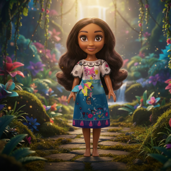 Кукла Magic Girl с очила и музика – Идеален Коледен подарък за малките модни любители 5