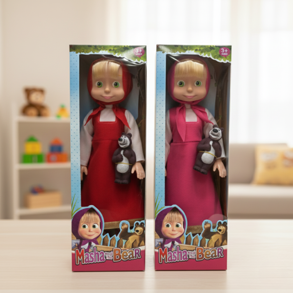 Голяма музикална детска кукла Маша от Маша и Мечокът