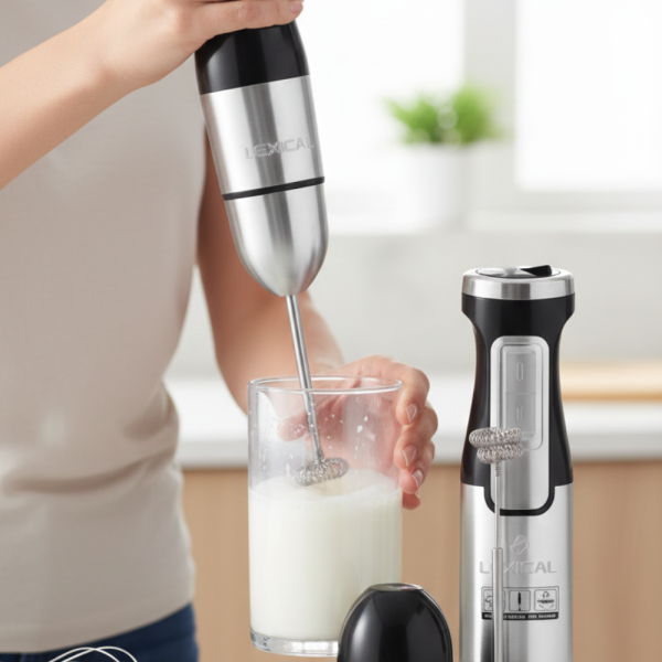 Мощен ръчен блендер Lexical-LHB-1666 6-в-1: Пасиране, разбиване и повече с 800W мощност 2