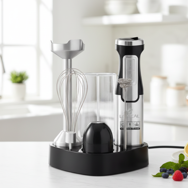Мощен ръчен блендер Lexical-LHB-1666 6-в-1: Пасиране, разбиване и повече с 800W мощност 3
