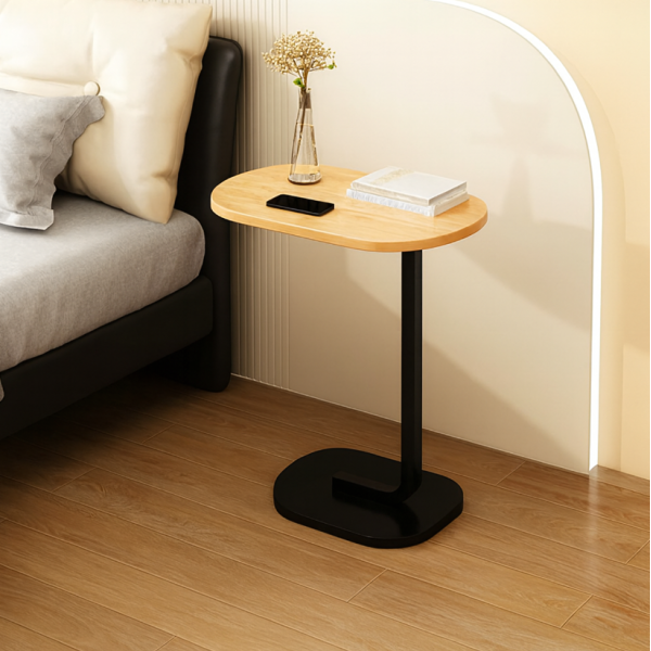 Многофункционална C-образна масичка за кафе за хол и спалня