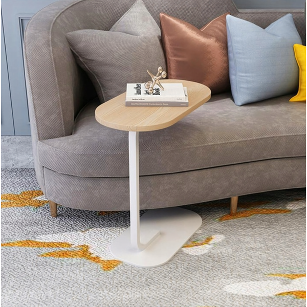 Многофункционална C-образна масичка за кафе за хол и спалня