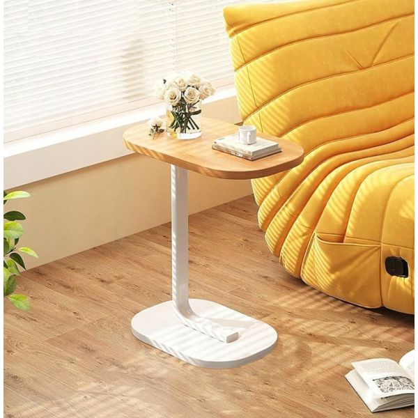 Многофункционална C-образна масичка за кафе за хол и спалня