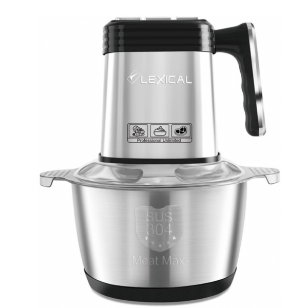 Електрически кухненски чопър Lexical LCH-1966 – 400W, 3 л, 3 скорости 7