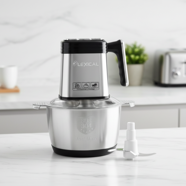 Електрически кухненски чопър Lexical LCH-1966 – 400W, 3 л, 3 скорости 4