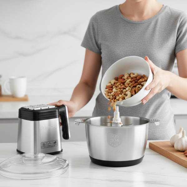 Електрически кухненски чопър Lexical LCH-1966 – 400W, 3 л, 3 скорости