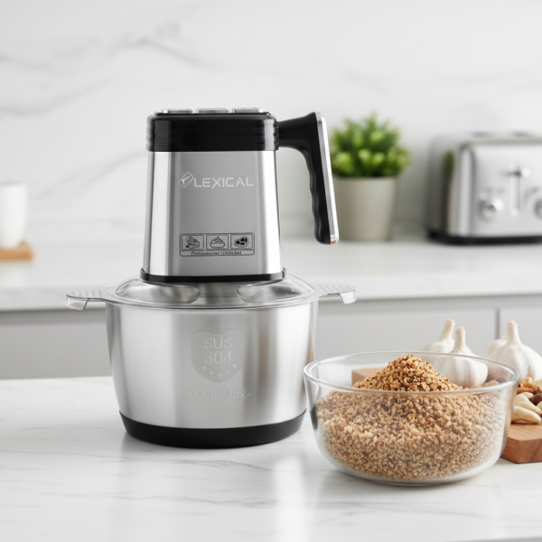 Електрически кухненски чопър Lexical LCH-1966 – 400W, 3 л, 3 скорости