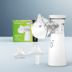 Тих преносим инхалатор (небулизатор) Mesh ANK - N3– бърза инхалация у дома и в движение