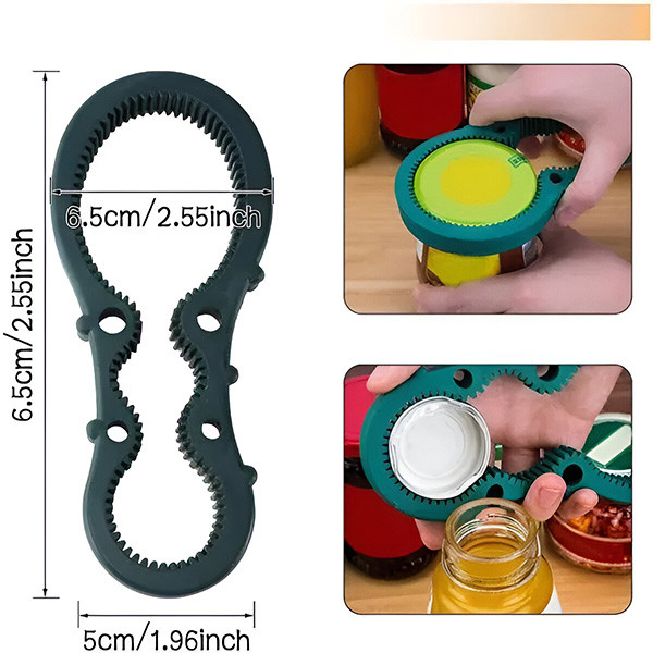 Автоматична електрическа отварачка за консерви + отварачка за бутилки 2-в-1 2