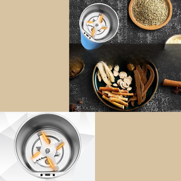 Мултифункционална електрическа мелница – за кафе, подправки, семена и билки