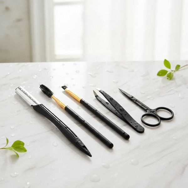 Комплект за оформяне на вежди 5-в-1 – професионални резултати у дома