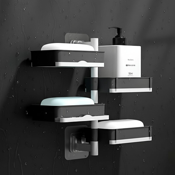 Въртящ се органайзер за баня или кухня с 4 нива 1