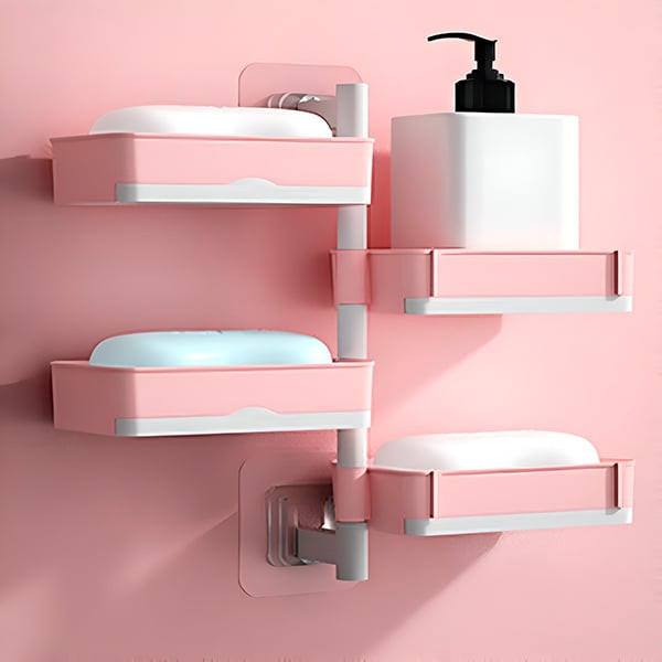 Въртящ се органайзер за баня или кухня с 4 нива 2