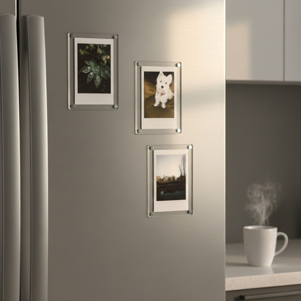 Двустранни магнитни рамки за снимки – комплект 5 броя 1