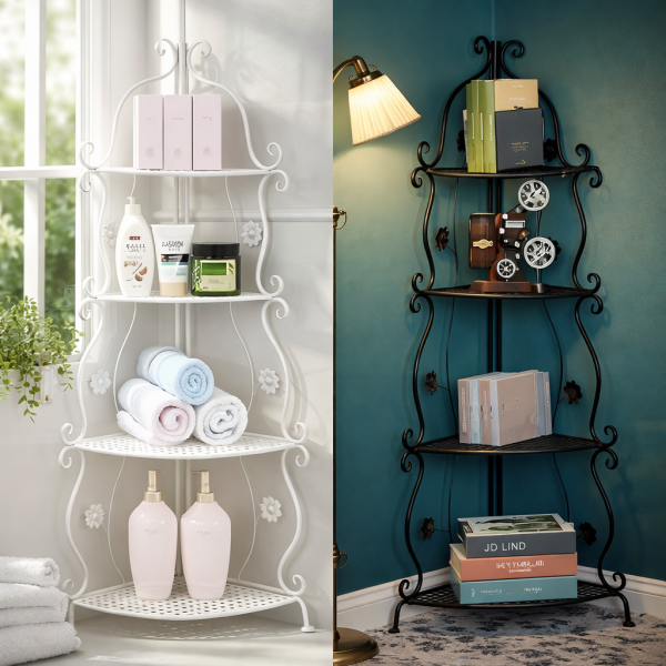 Елегантен ъглов рафт – стилно решение за максимално използване на пространството 1