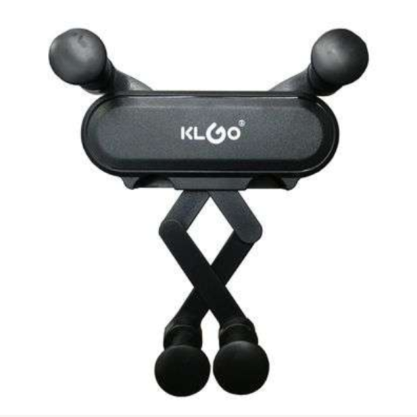 Гравитационна стойка за телефон за кола KLGO Z19 – 360° въртене, монтаж на климатична решетка