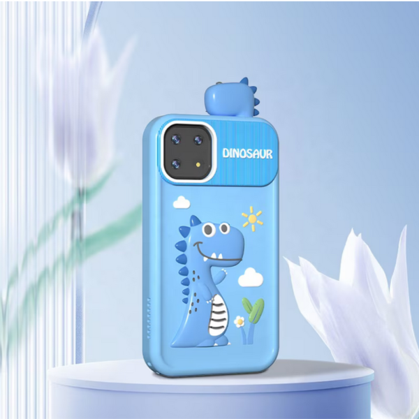 Детски смарт телефон P1 Plus с игри и двойна камера – 2.8″ IPS дисплей, 8GB памет и силиконов калъф 4