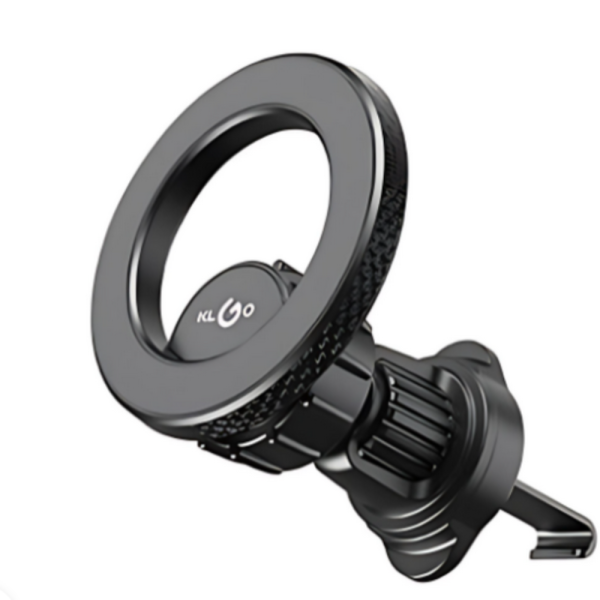 Магнитна стойка за телефон KLGO MagSafe Z20 – въртящ се държач за вентилационен отвор, стабилна фиксация 360° 5