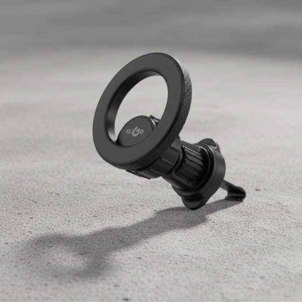 Магнитна стойка за телефон KLGO MagSafe Z20 – въртящ се държач за вентилационен отвор, стабилна фиксация 360° 4