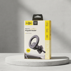 Магнитна стойка за телефон KLGO MagSafe Z20 – въртящ се държач за вентилационен отвор, стабилна фиксация 360°