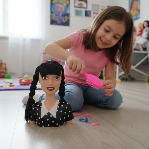 Торс на кукла за оформяне на прически с гребен – Глава за коса и грим