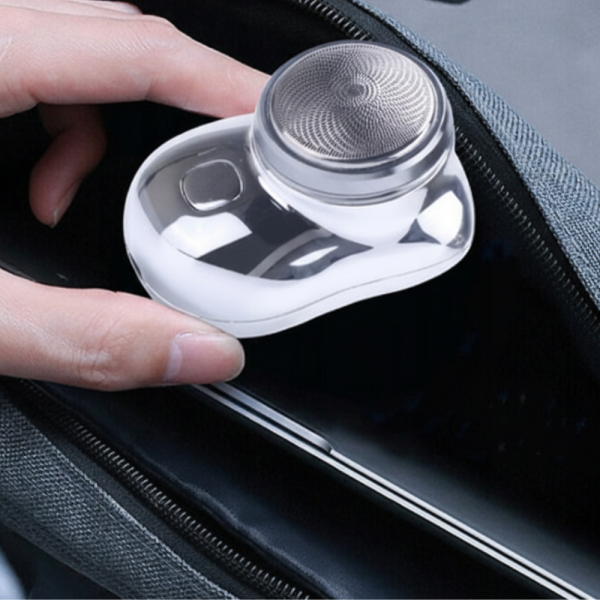 Мини преносима електрическа самобръсначка – джобен размер, сухо бръснене, бързо USB зареждане 6