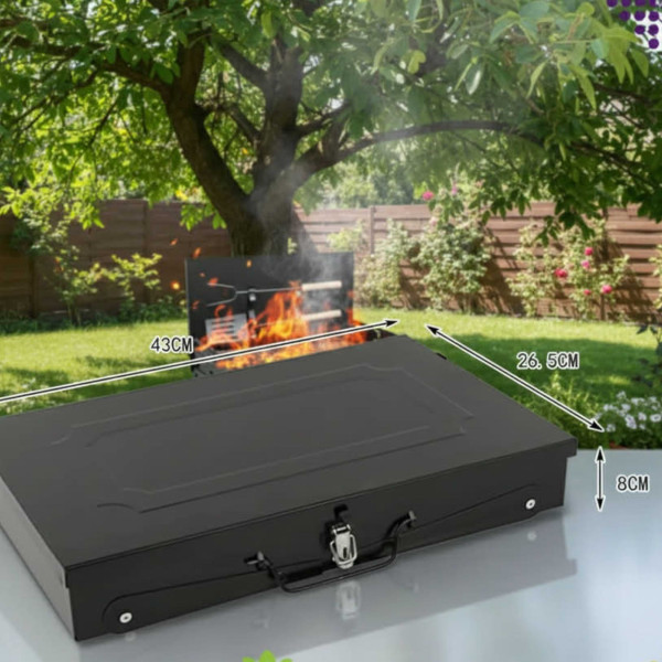 Градинска сгъваема скара за къмпинг и пикник 7